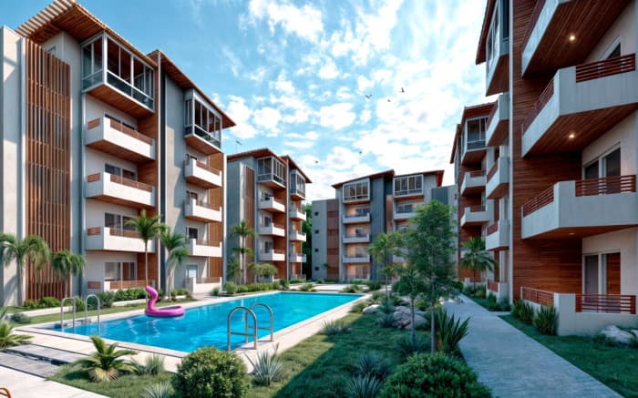Penthouse en venta 2 habitaciones en Boca Chica, R.D. - 1