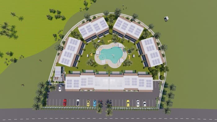 Villa de 2 Habitaciones en Venta en Playa Nueva Romana - 1