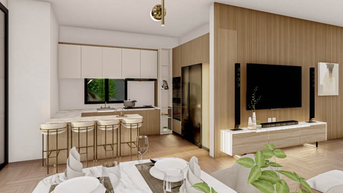 En Venta Villa con Linea Blanca en Vista Cana - 1