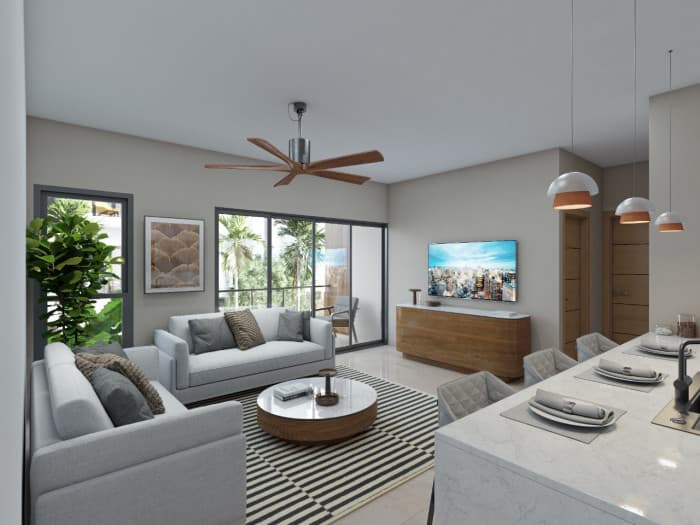 Penthouse en Venta en Punta cana de 2 habitaciones - 1