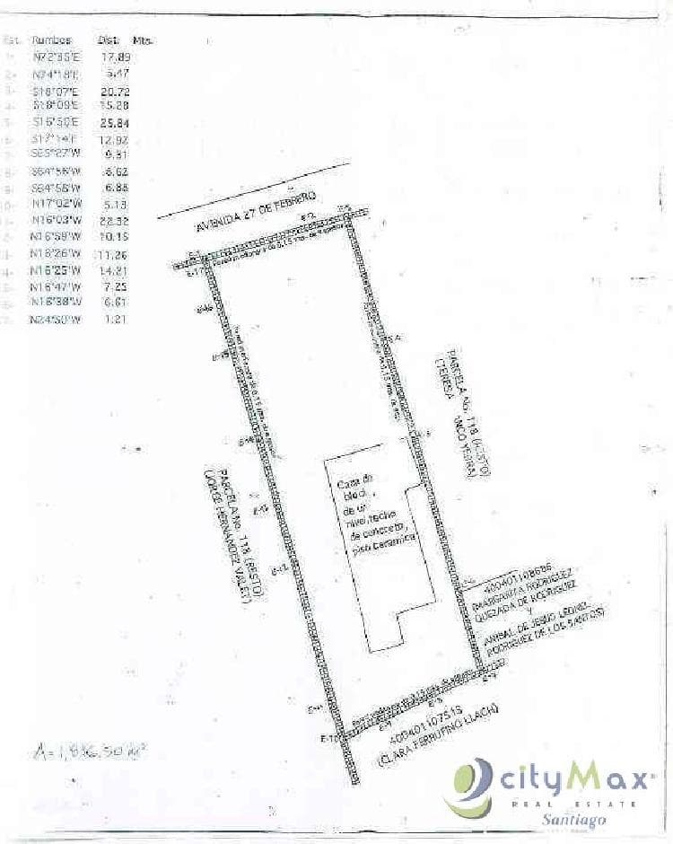 TERRENO EN VENTA EN LA 27 DE FEBRERO EN SANTO DOMINGO - 1